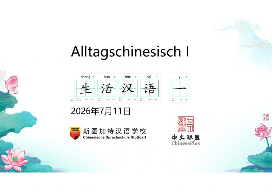 Chinesisch Unterricht 13-06-2026